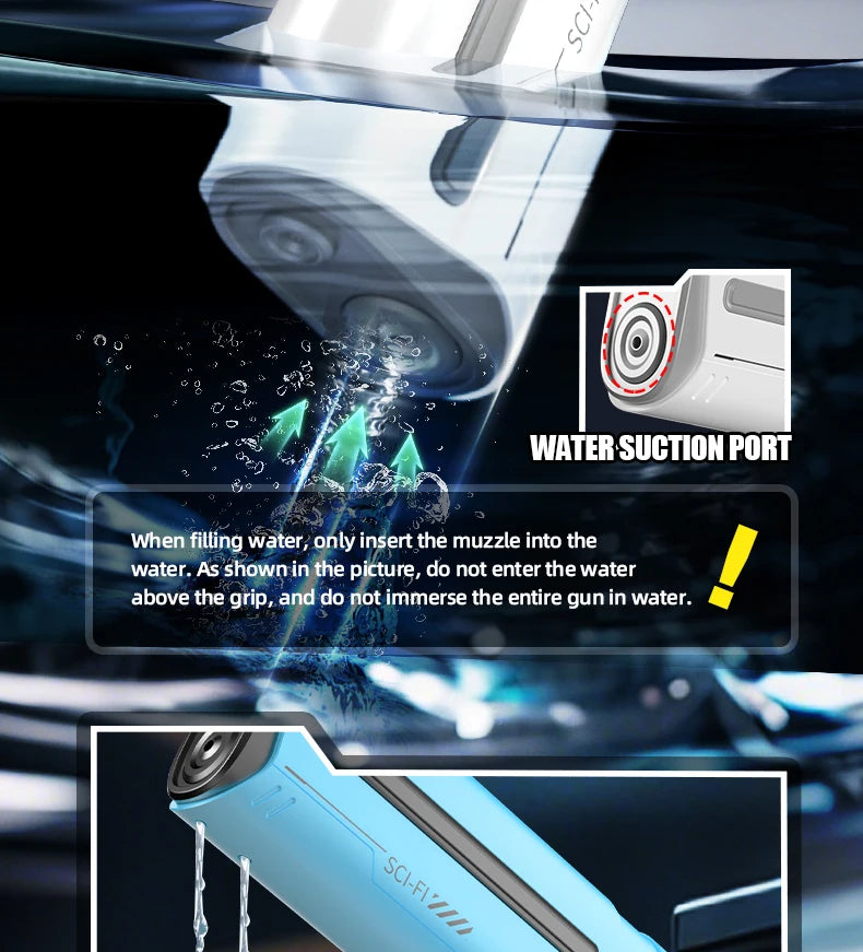 Pistolas de agua eléctricas