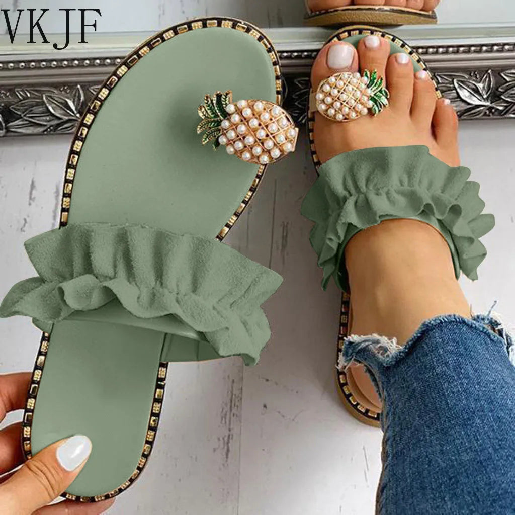 Zapatilla piña perla