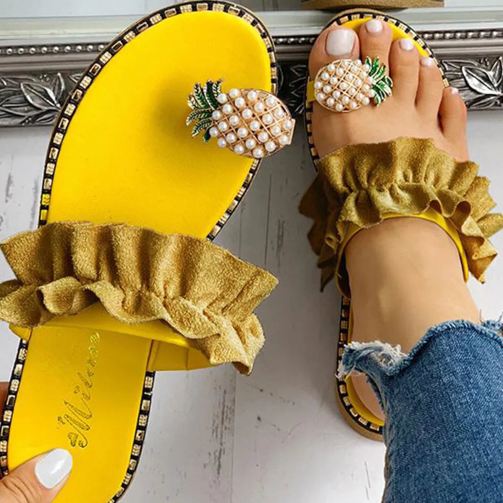Zapatilla piña perla
