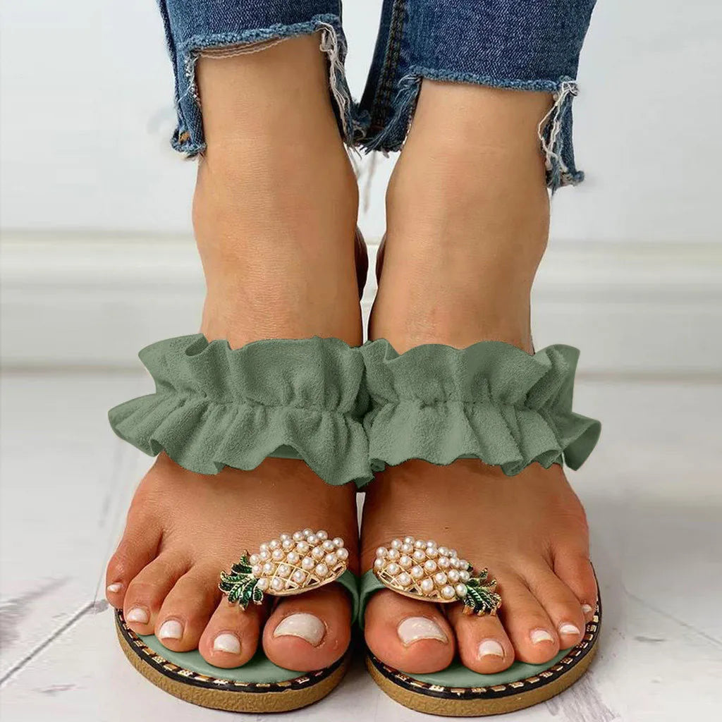 Zapatilla piña perla
