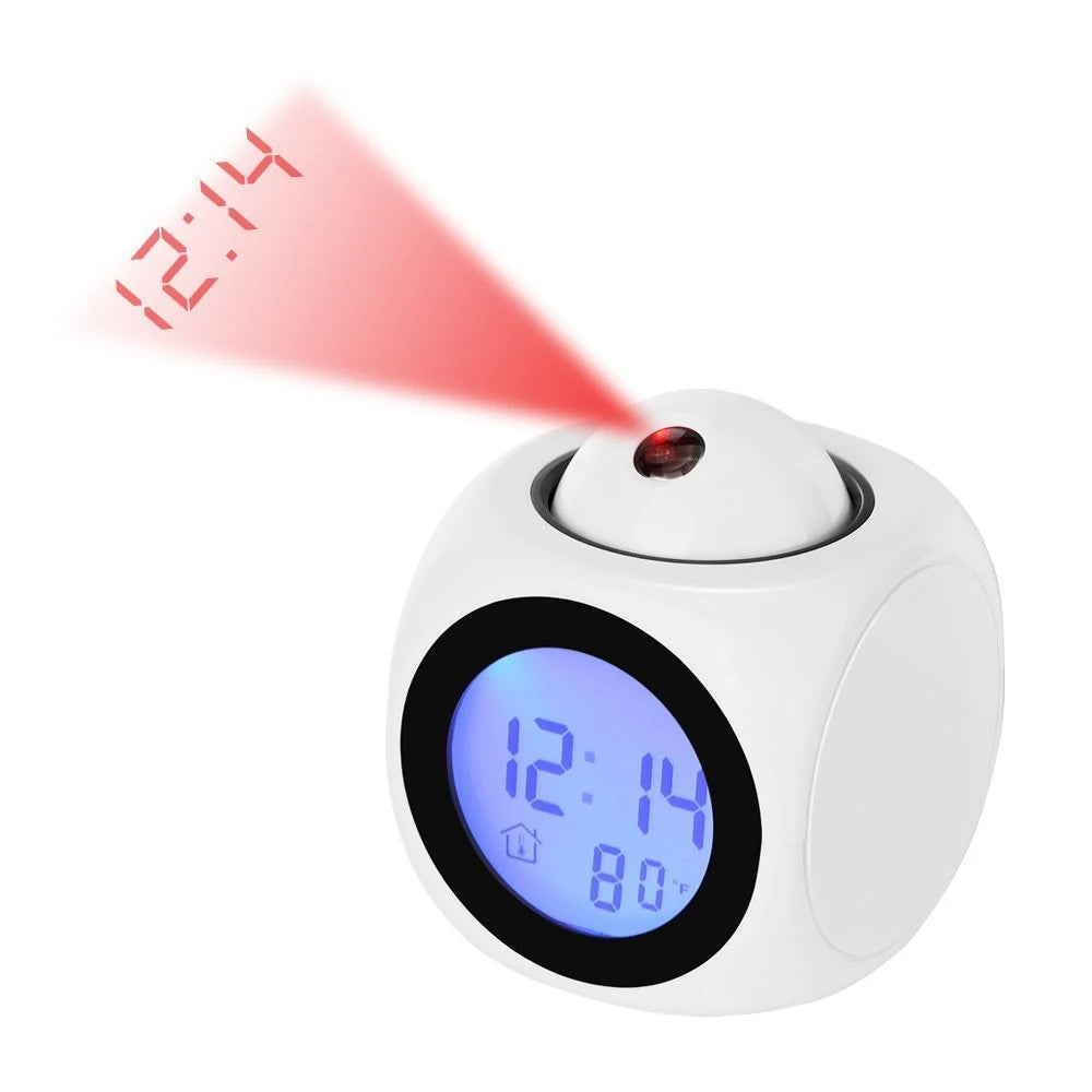 Reloj despertador de proyección