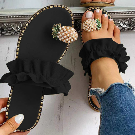 Zapatilla piña perla