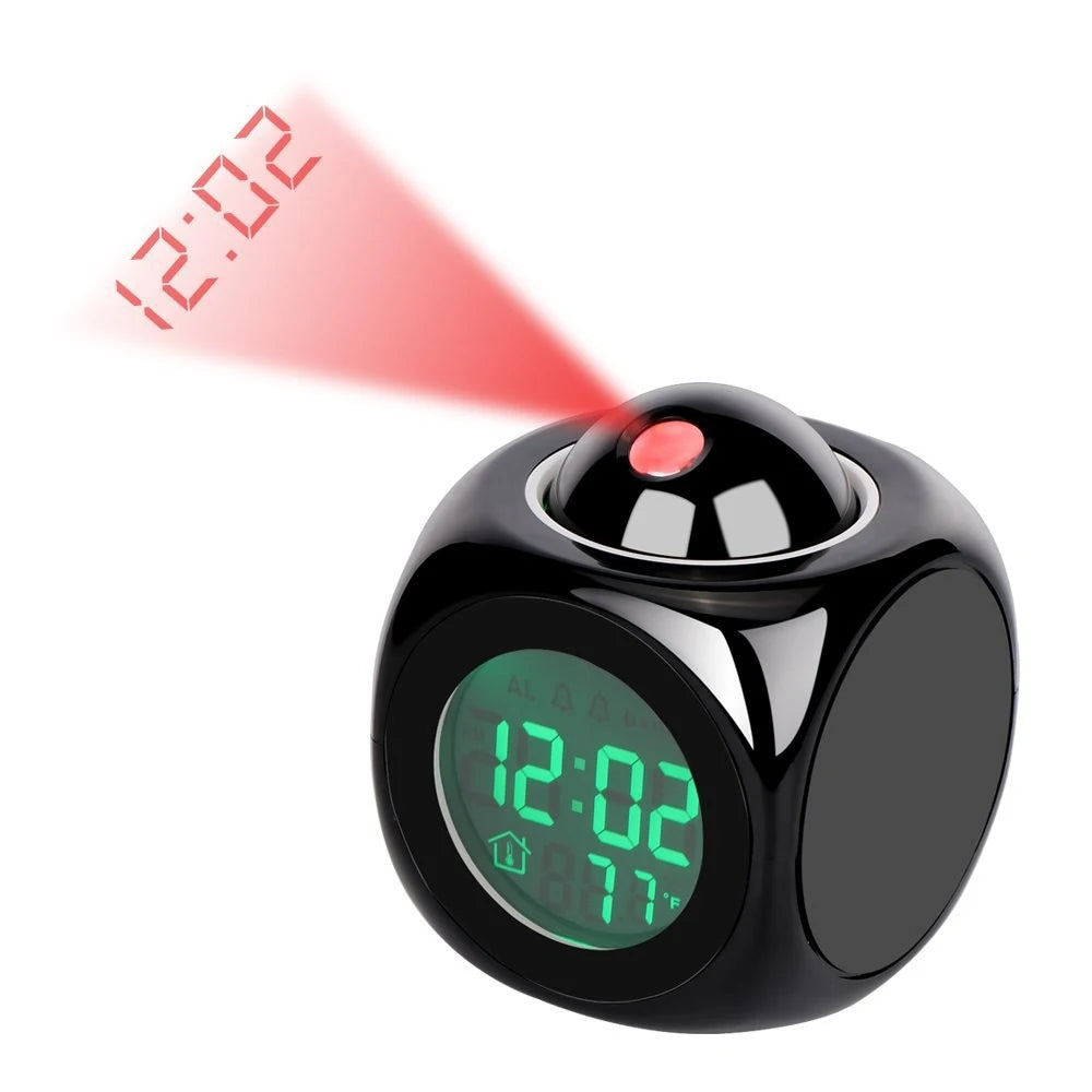 Reloj despertador de proyección