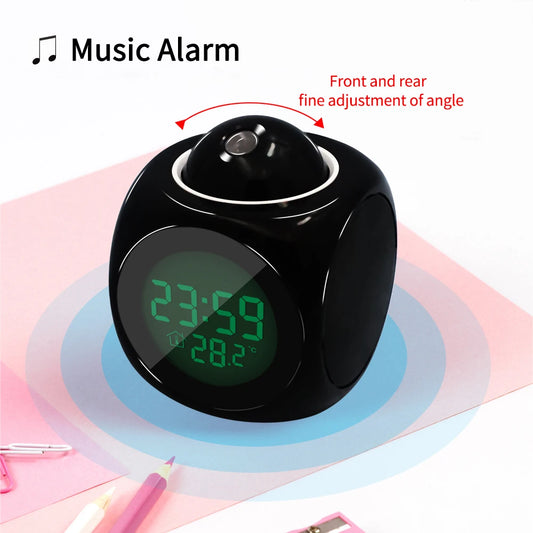 Reloj despertador de proyección
